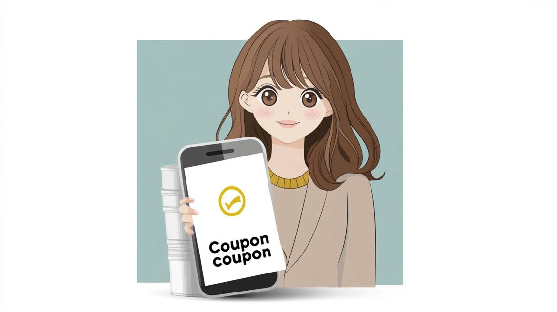 誕生日クーポンが届かない場合の対処方法を教える女性