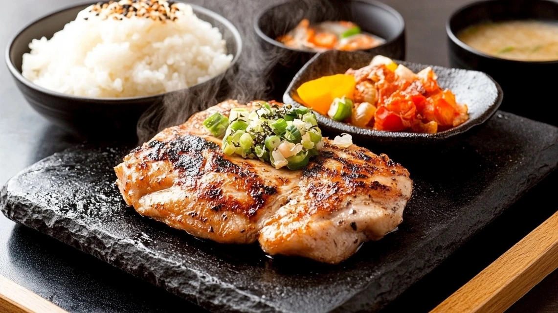 感動の肉と米のチキンステーキイメージ画像