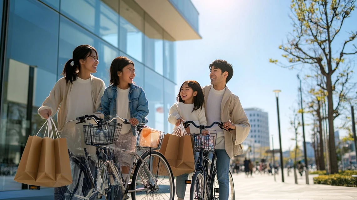 ららぽーと安城の自転車クーポンを活用してお得に楽しむまとめをイメージした写真