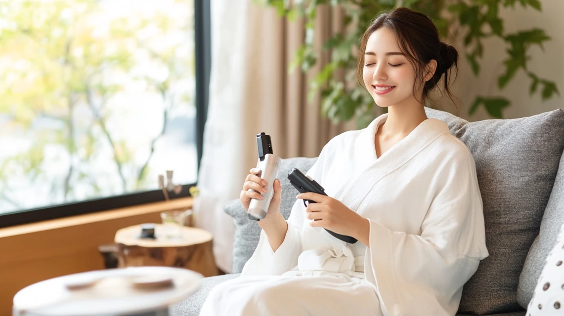 ポスポスを実際に使った女性のイメージ画像