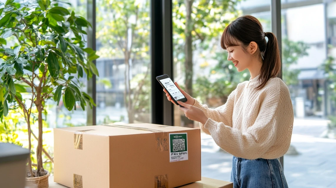 送料無料特典とドットエスティの1000円クーポンを比較して検討している様子
