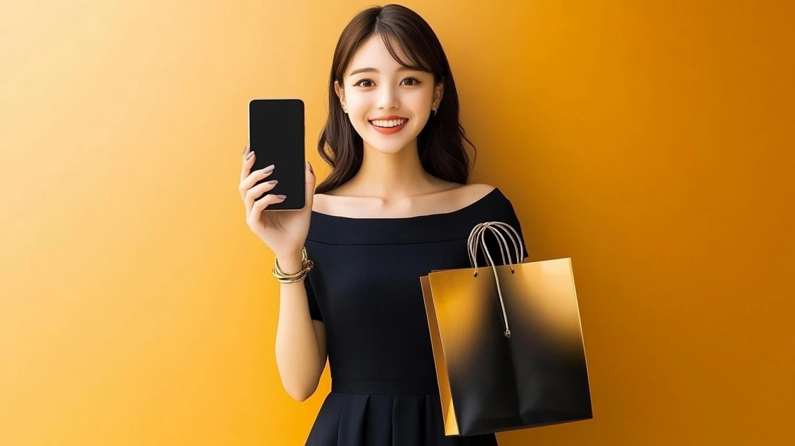 マイトレックスのリバイブミニをセールで購入する女性