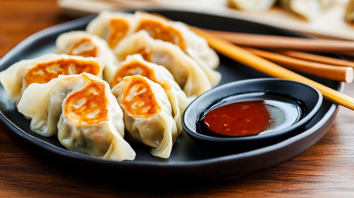 クーポンを活用して餃子を安く楽しむシーンのイメージ