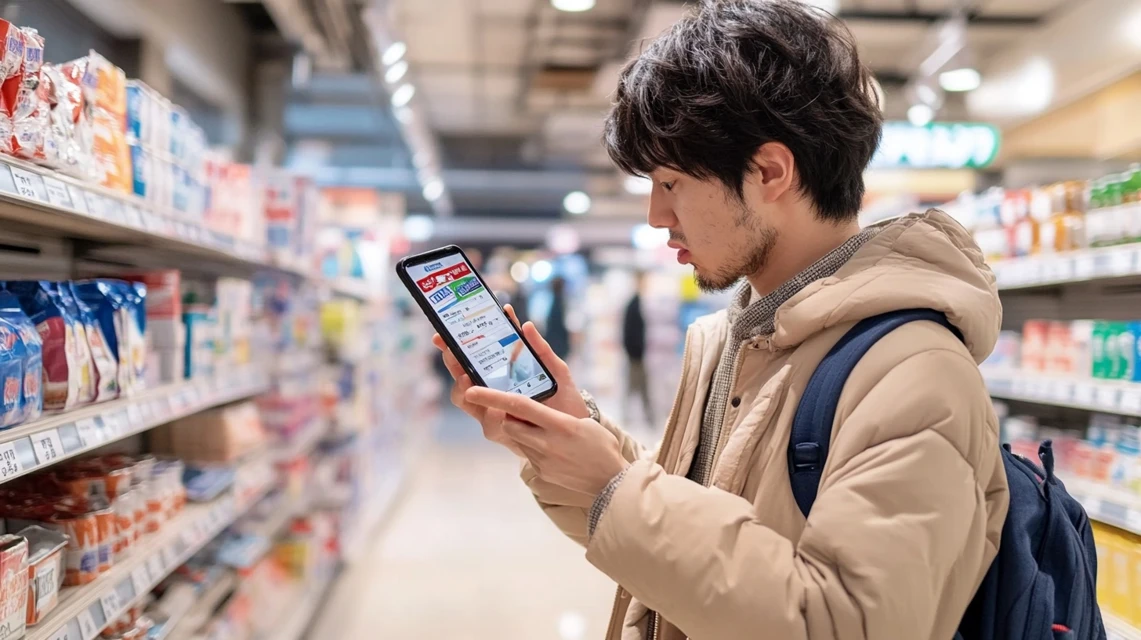 ドンキのクーポンをうまく使えずめんどくさいと感じているシーン
