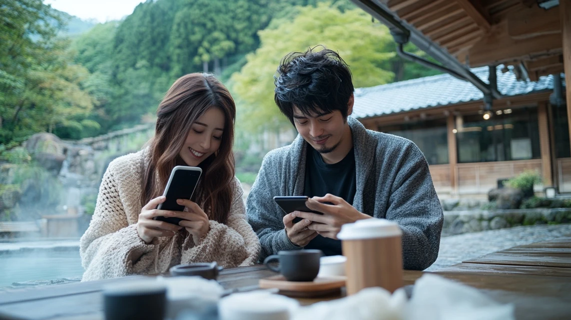 北村温泉の日帰りクーポンを使ってお得に楽しむ方法を解説するイメージ
