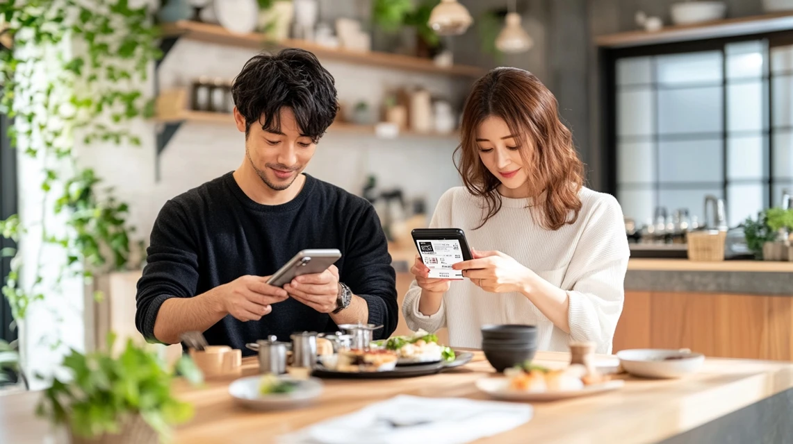 ケンタッキーの990円セットと無料クーポン取得方法を考える日本人カップル