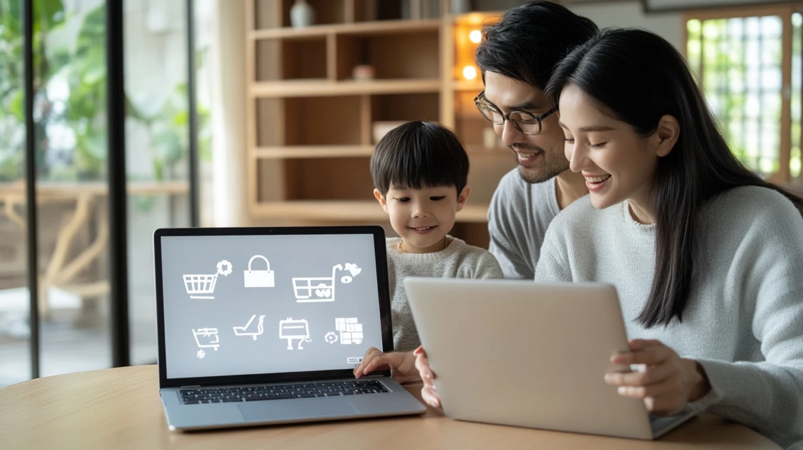 ikeaの10%offクーポンをline以外の方法で確認している日本人家族