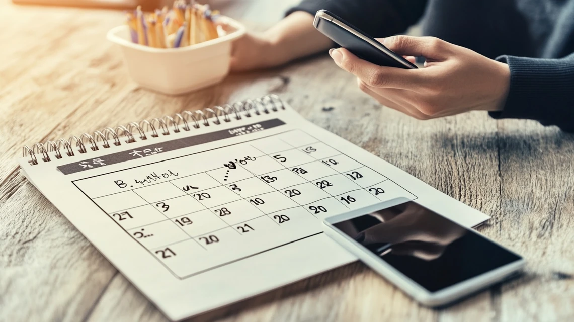 Zoffの誕生日クーポンの発行時期や到着日数を確認する日本人のイメージ