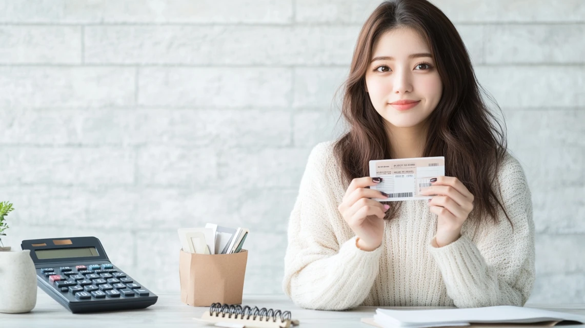 Zoffの誕生日クーポンの利用制限を考える日本人女性のイメージ