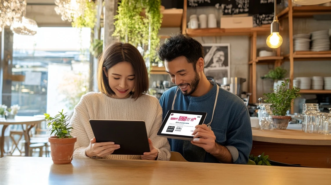 ホットペッパーアプリでしゃぶ葉の20%OFFクーポンを探す場面