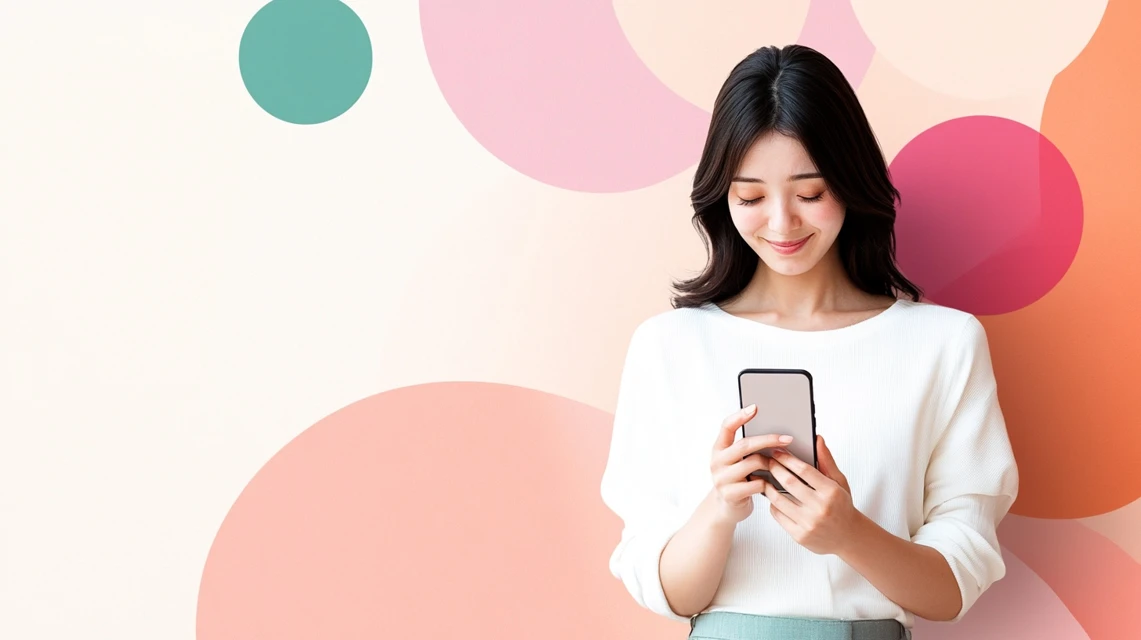 解約ページを開いて手続きを検討している女性