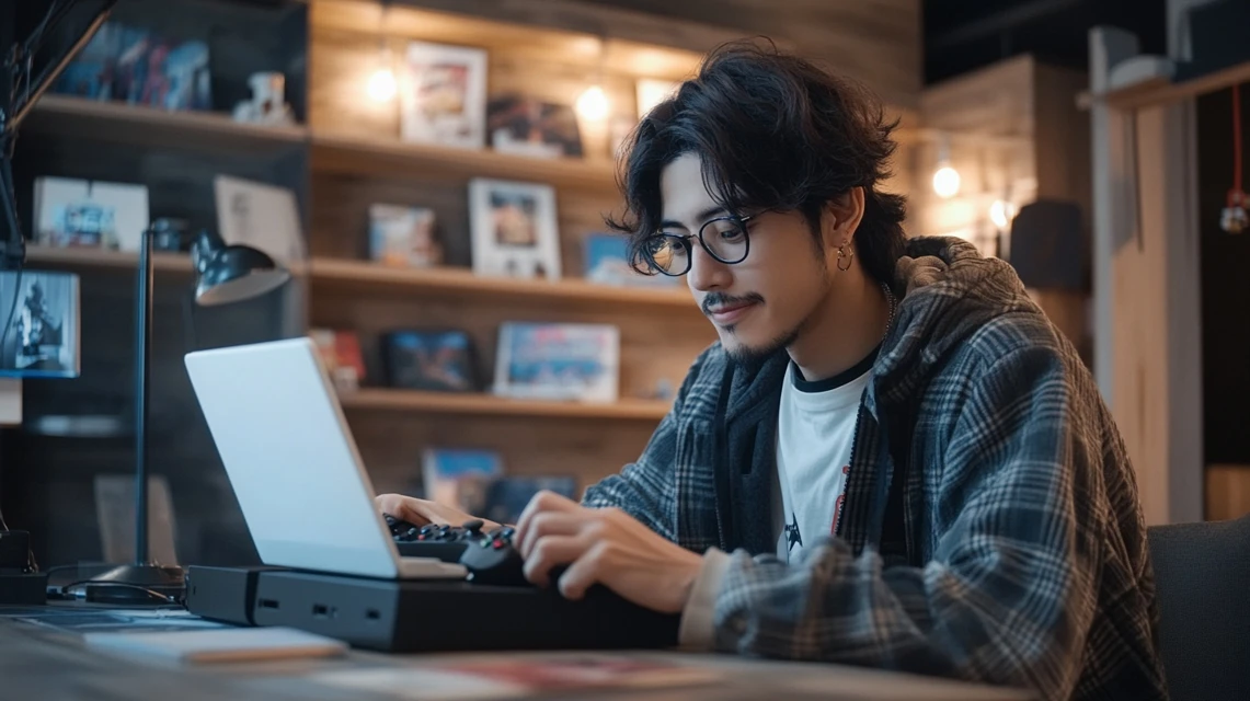 「日本人の手元がクーポンコード入力欄に文字を打ち込んでいるクローズアップ。割引が適用される瞬間を表現したイメージ。」