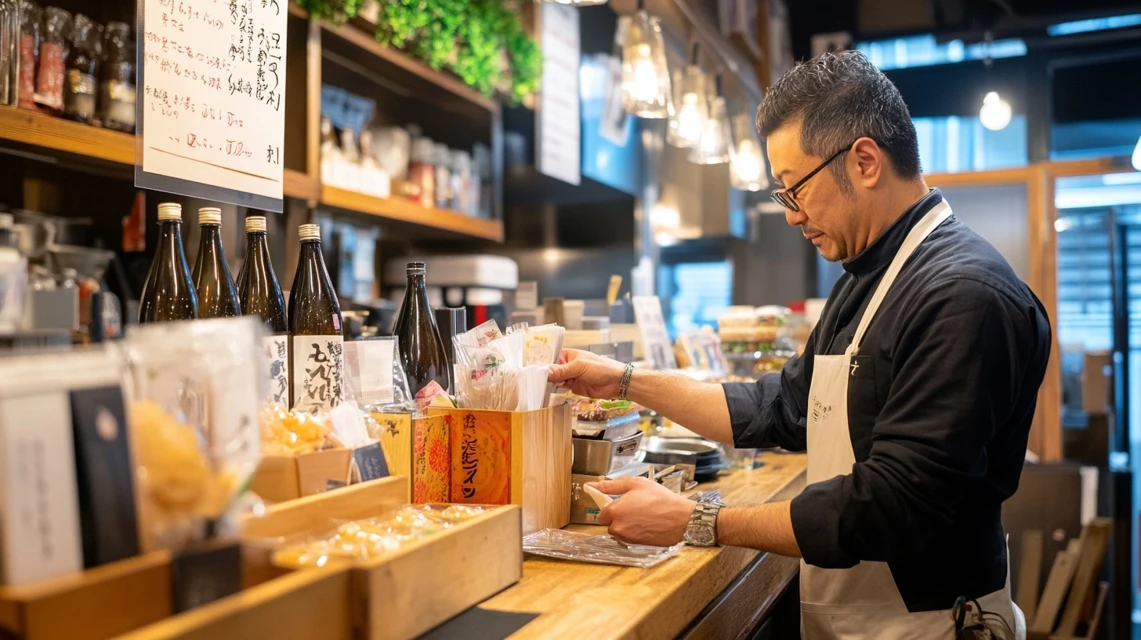 松のやキャンペーン500円の使い方を確認する日本人客