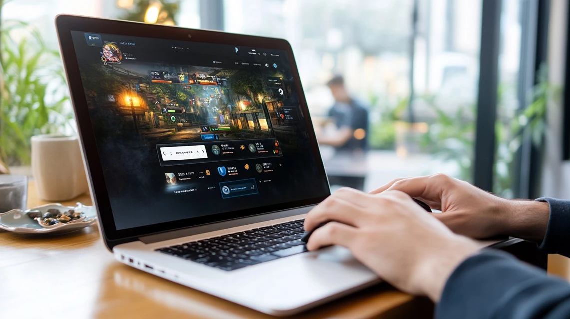 報酬を受け取り笑顔でレジェンズのプロモーションコード一覧を確認する日本人