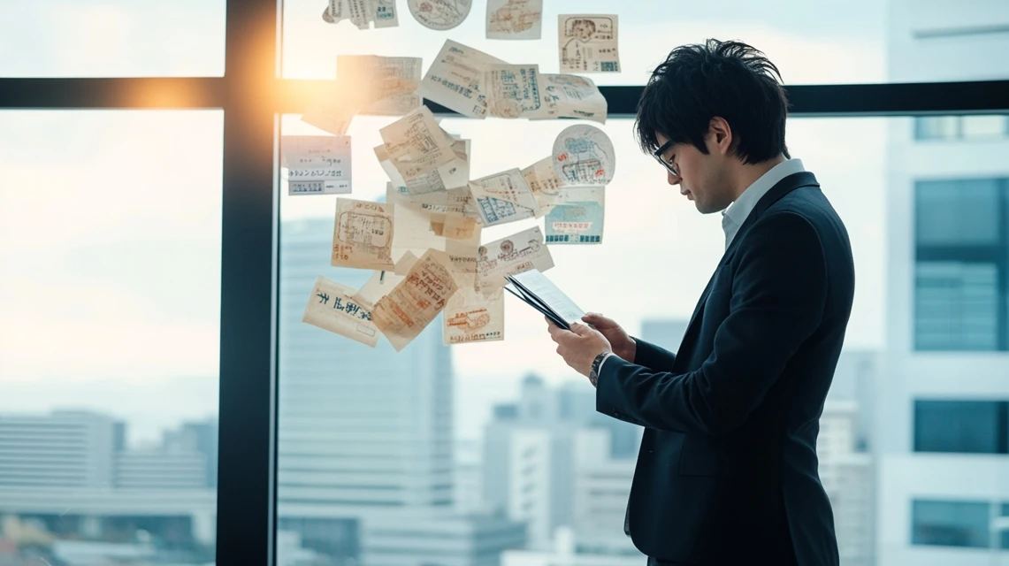 楽天証券の2000ポイントキャンペーン内容を比較する日本人男性