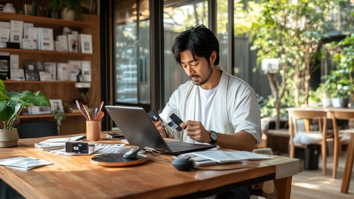 GearUPBoosterを解約する日本人男性の操作