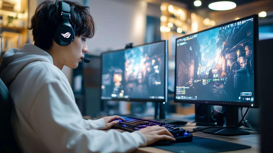 安定した通信でApexを楽しむ日本人ゲーマー