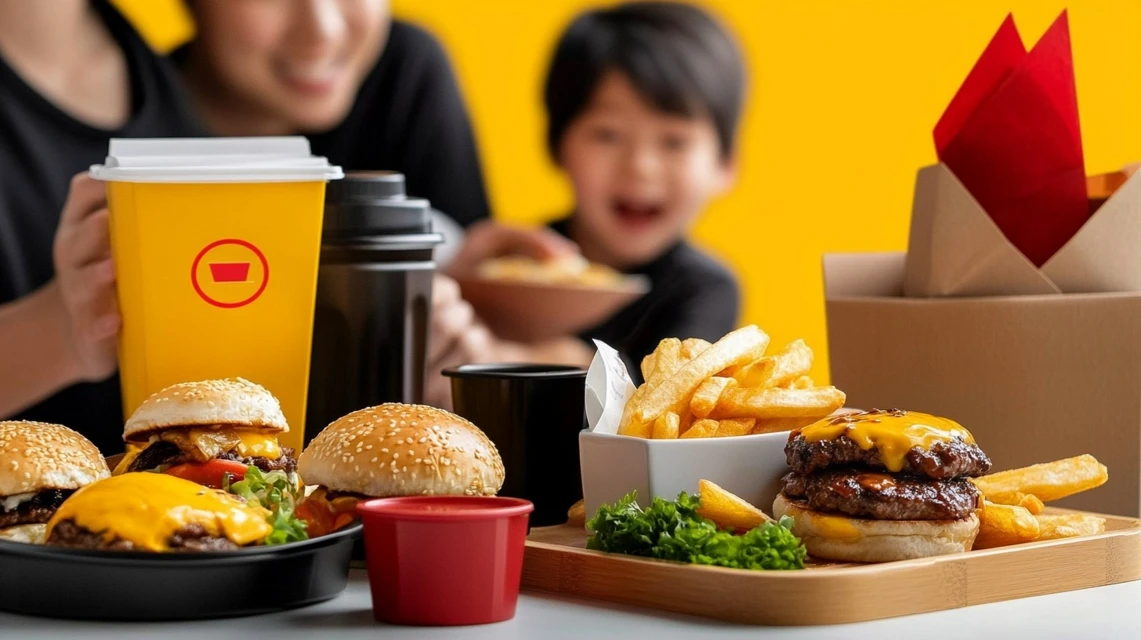 マクドナルドデリバリーのキャンペーンコードを見つける家族
