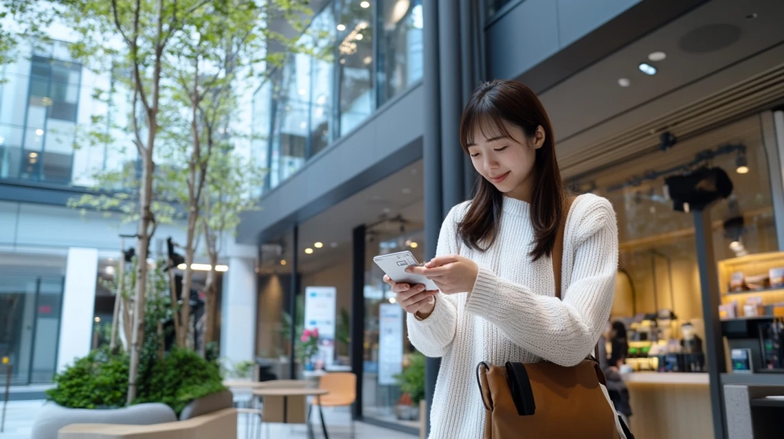 ジェミレミのセールとクーポンを併用して割引を喜ぶ日本人の姿
