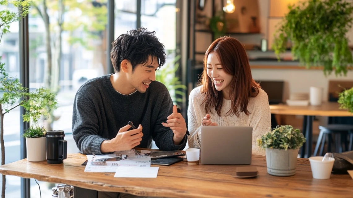 楽天証券の紹介制度を活用してポイントを増やす日本人カップル