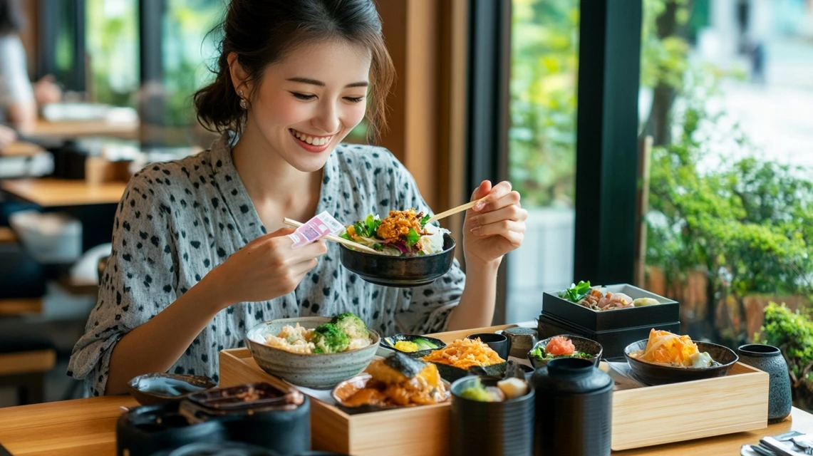 ランチでクーポンを上手に使って食事を楽しむ日本人