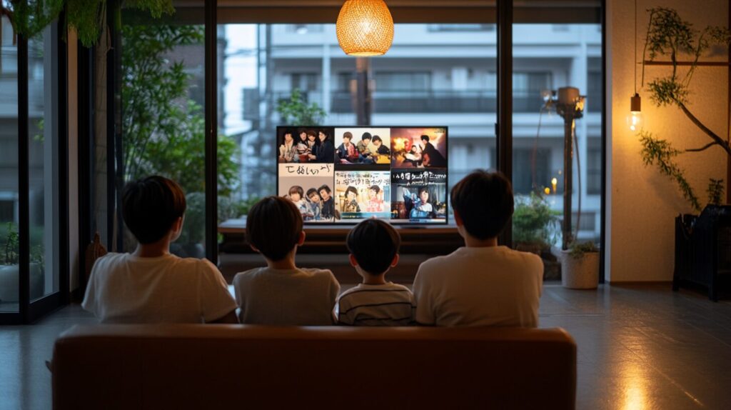 Hulu3ヶ月無料キャンペーンで動画を楽しむ日本人家族