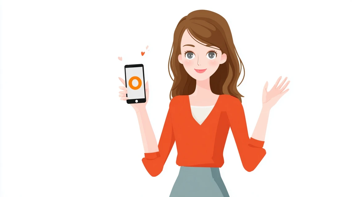 Temu登録手順を確認する女性の画像