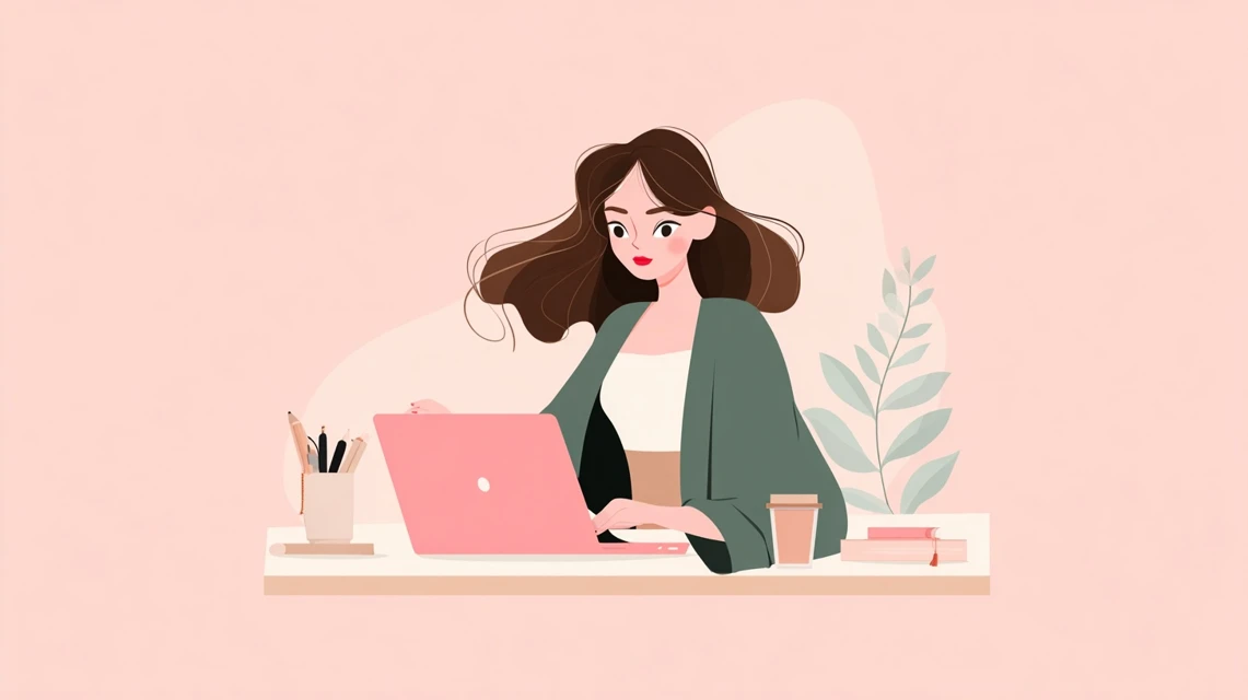 プロモコード取得ルートを見る日本人女性の画像