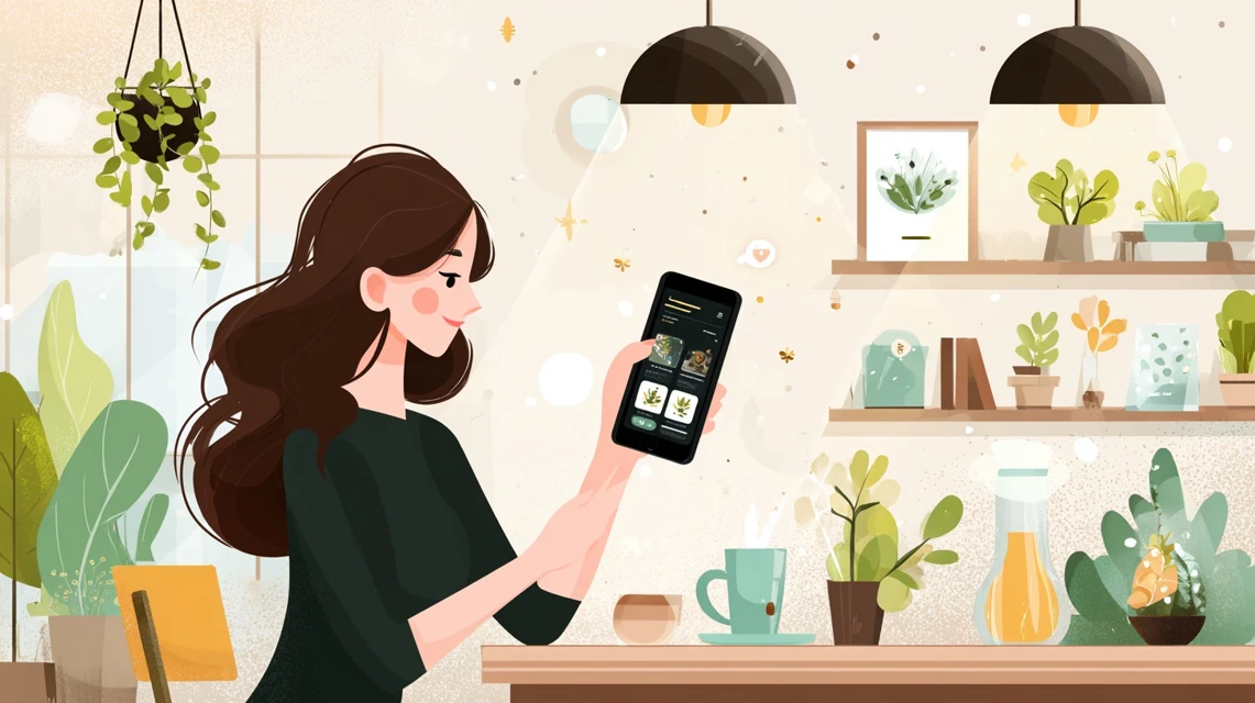 JAF優待でかきつばたの湯をお得に楽しむ女性
