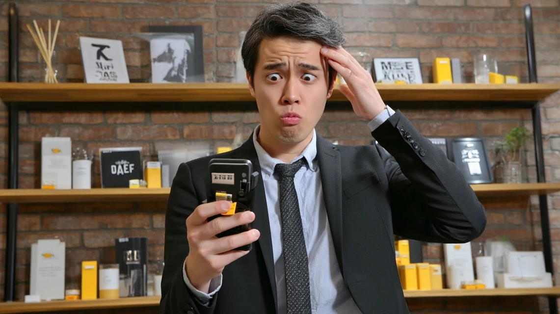 kinezoクーポンが使えず困っている日本人男性