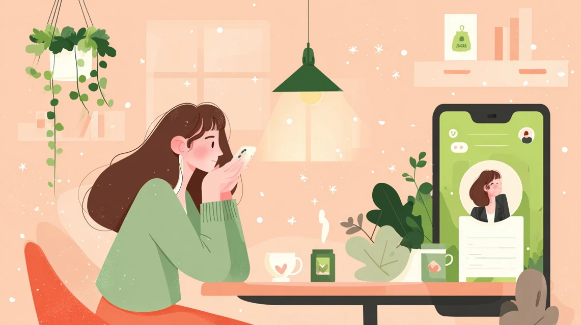 支払い割引制度を確認する女性の画像