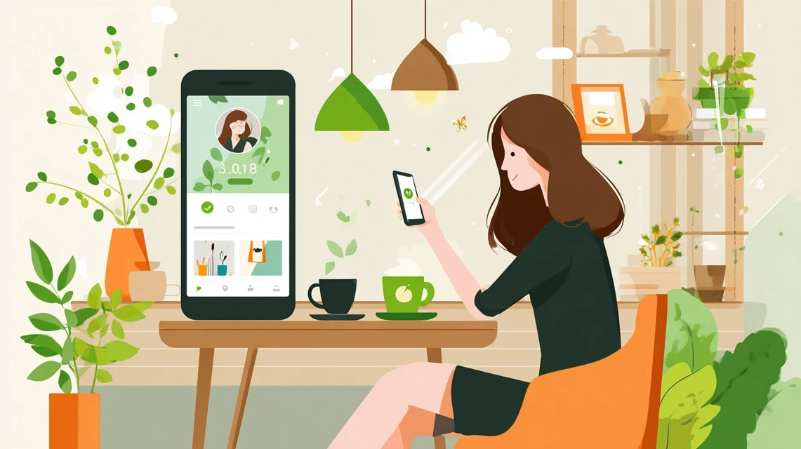 ゼンブブレッドの味を楽しむ日本人の姿
