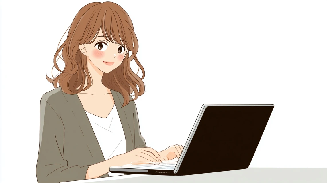 特別クーポンを検索する日本人が操作するシーン