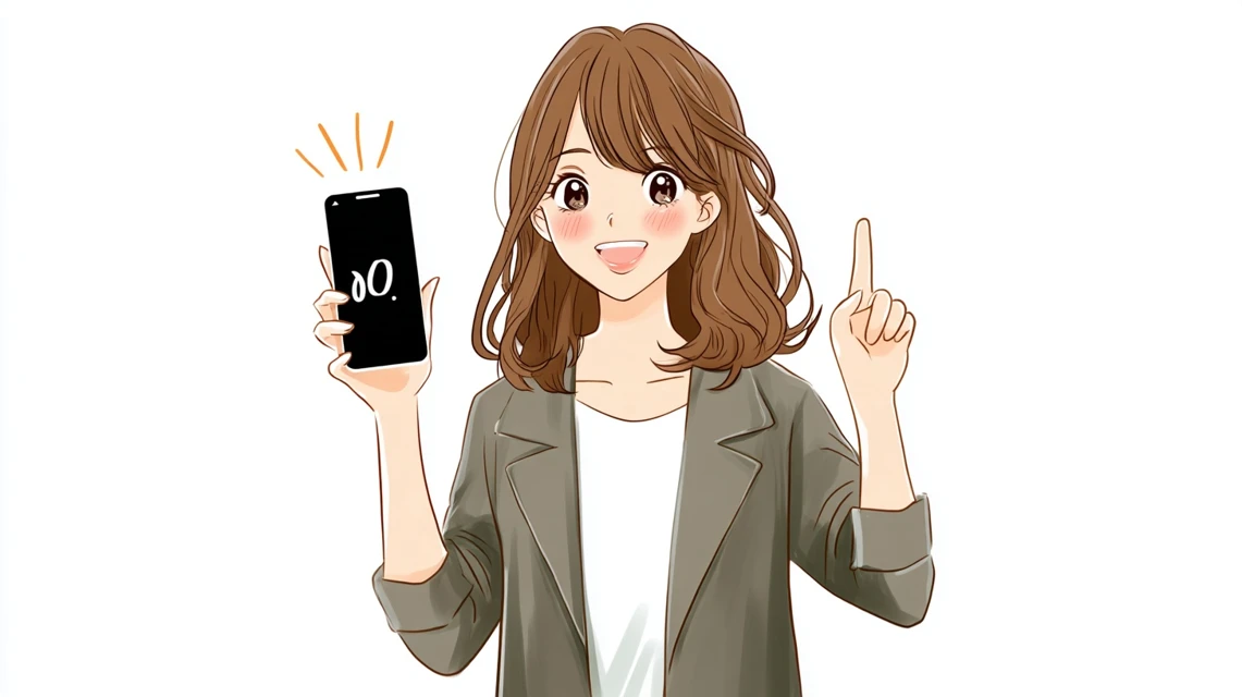 トースター割引を確認する日本人が画面を見る様子