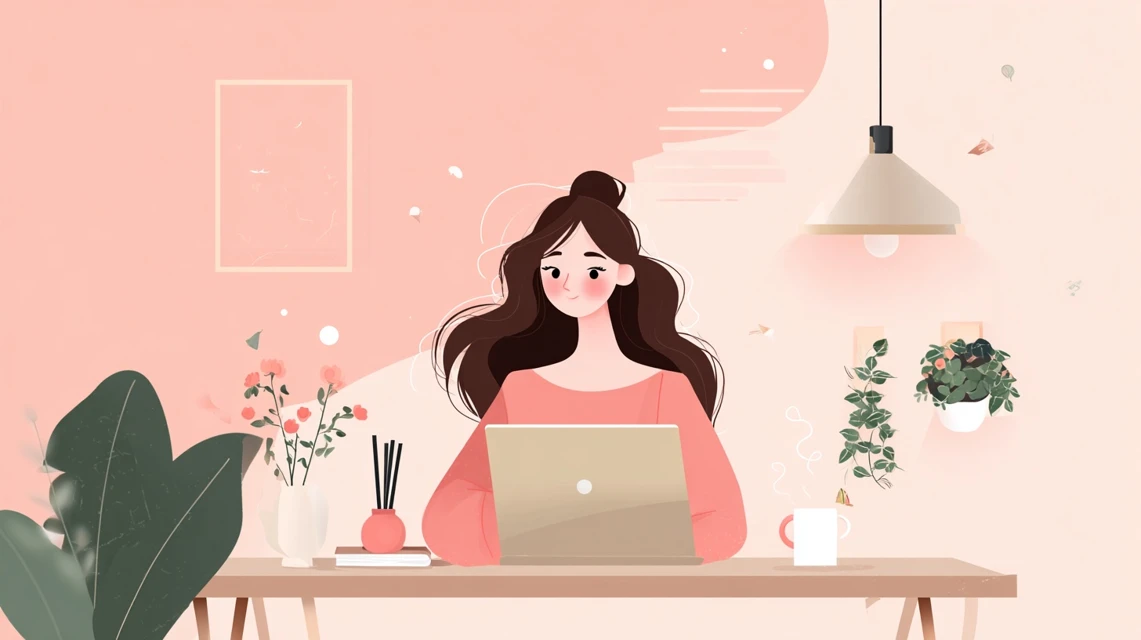 川崎店と横浜店の地図と営業時間を見る女性
