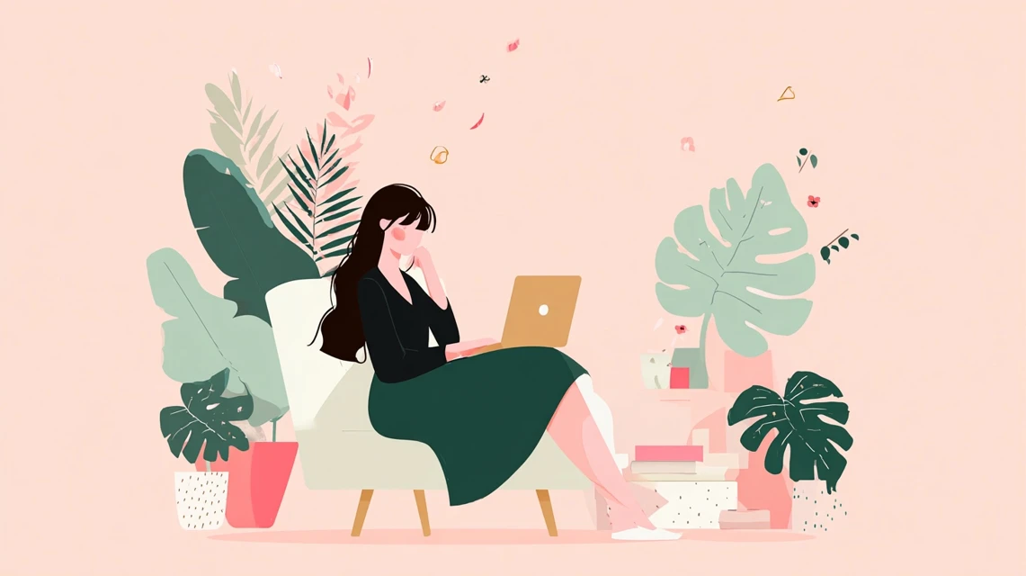 今日からcoco壱のクーポンコードを実践する女性