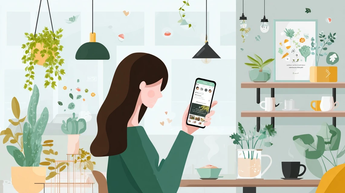 メルカリのjalラウンジクーポン入手リスクを確認する女性