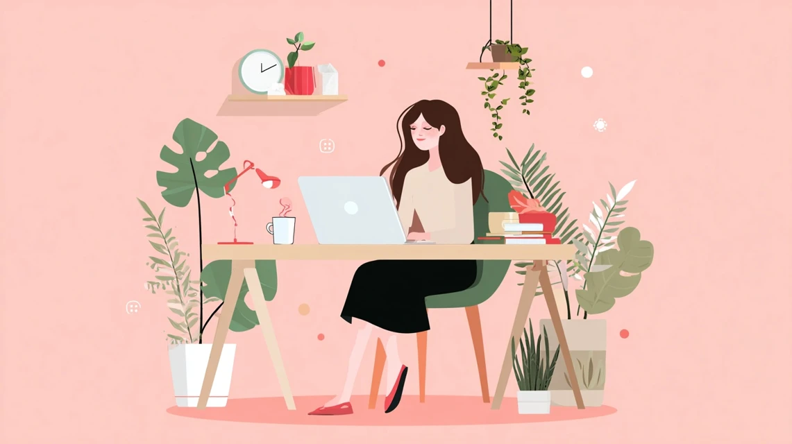 ポイントサイト経由特典を確認する女性の画像
