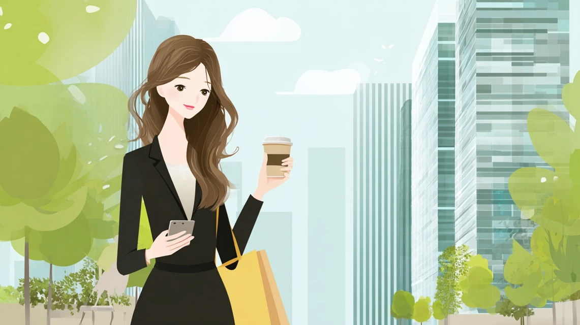 ネル耐久性を確認する日本人女性の画像