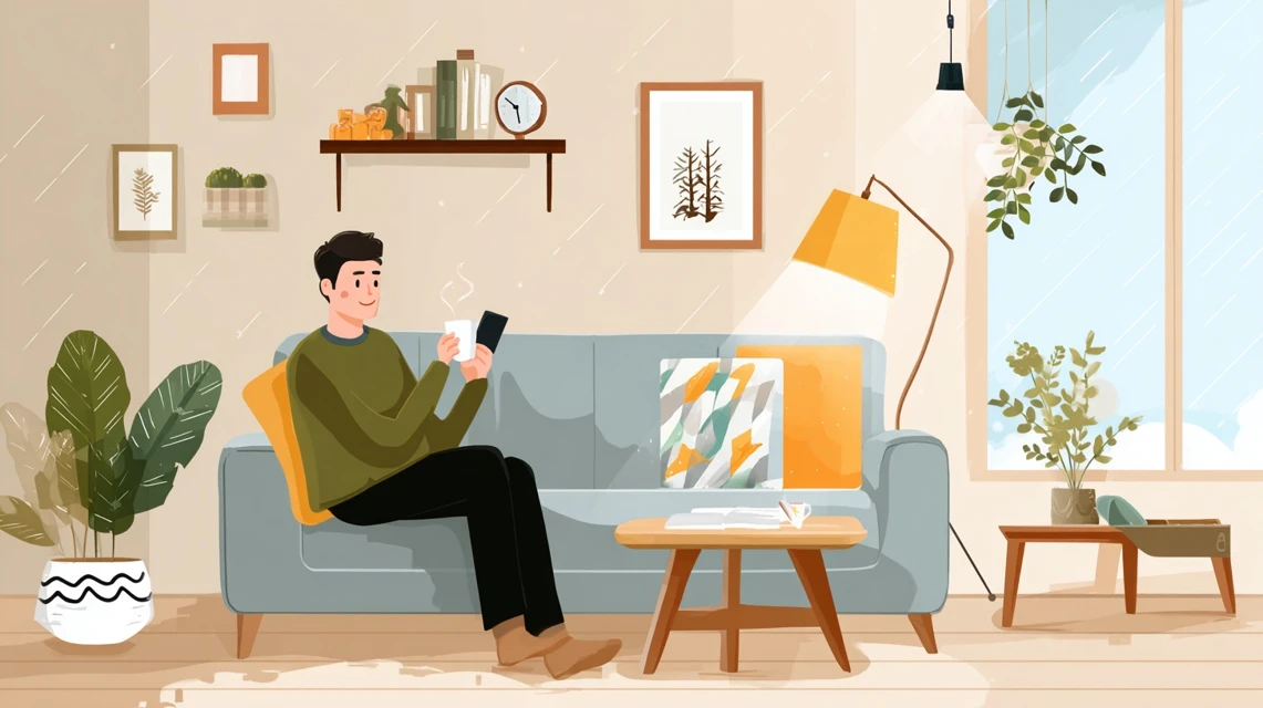 古いタイヤ下取りの流れを店頭で説明受ける日本人
