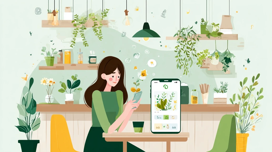 UGREEN2000円クーポン利用方法を見る女性の画像