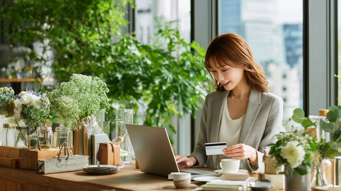 友達とスマホでOnスニーカーの紹介コードを共有する日本人女性