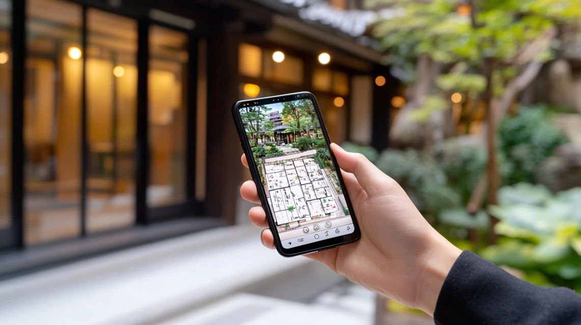 沖縄県民がちゅらとく限定プランを確認する様子