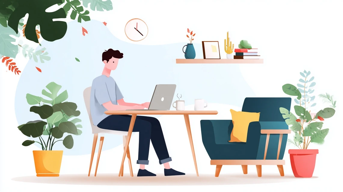 割引条件を確認する日本人の画像