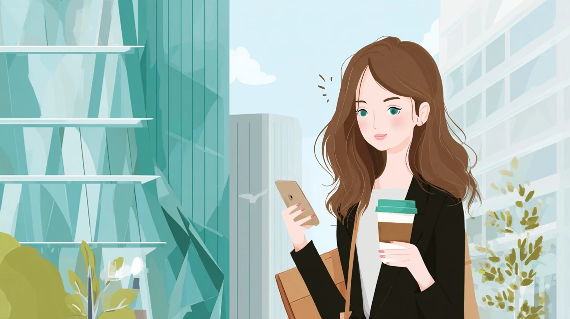 coco壱のクーポンコード基本ガイドを見る女性