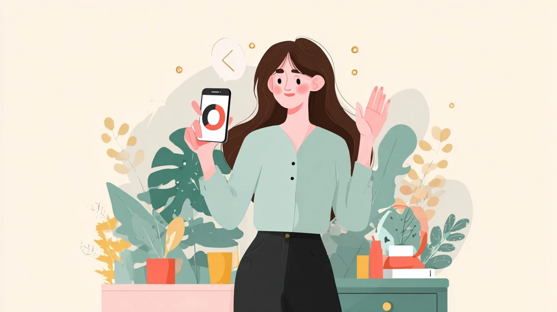 ポイント10倍デーの活用法を調べる女性の画像
