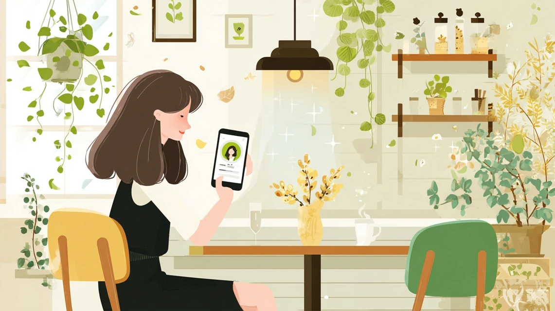 支払い方法とcoco壱のクーポンコードを組み合わせる女性