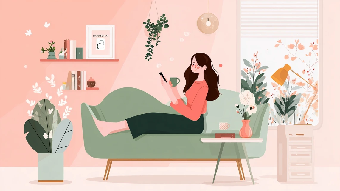 入力場所を調べる日本人の画像
