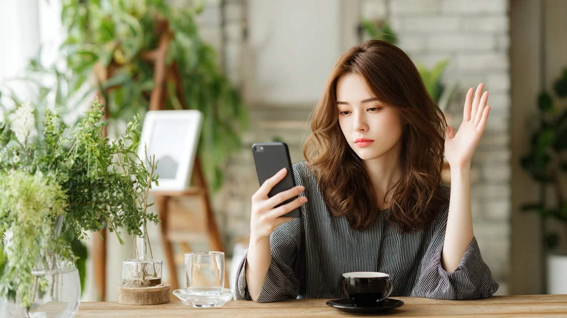 スシローのクーポンが使えず困っている日本人女性