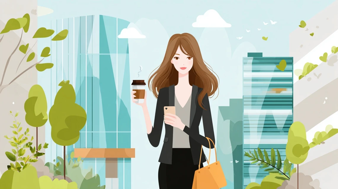 エニピル解約方法を確認する女性の画像
